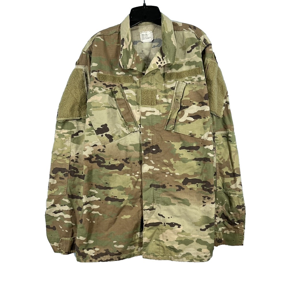 US ARMY COAT COMBAT UNIFORM Rip-Stop Insect Guard Jacket MULTICAM CAMO M-X-LONG